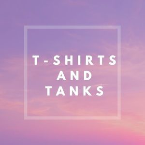T-shirts and tanks